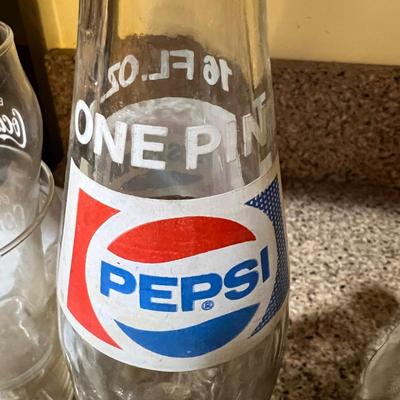 Vintage Coca-Cola Pepsi Glass Lot Coke