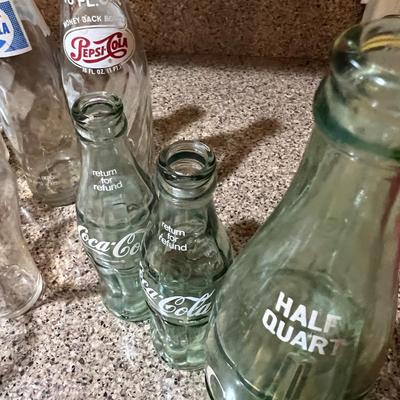 Vintage Coca-Cola Pepsi Glass Lot Coke