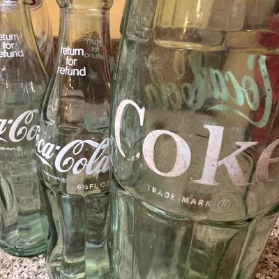 Vintage Coca-Cola Pepsi Glass Lot Coke