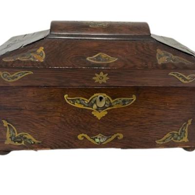 Antique English Tea Caddy