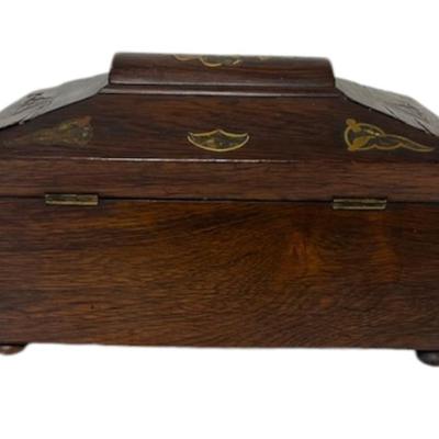 Antique English Tea Caddy