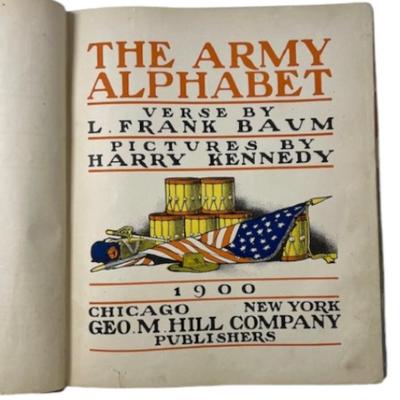 1900 "The Army Alphabet" Book