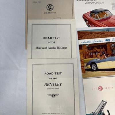 Vintage Automobile Ephemera Assortment