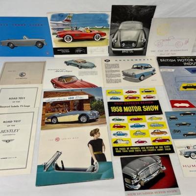 Vintage Automobile Ephemera Assortment