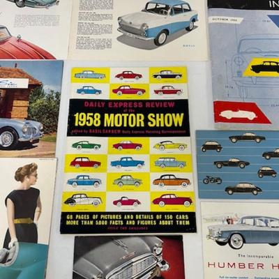 Vintage Automobile Ephemera Assortment