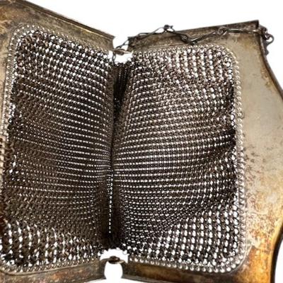 Pair of Enameled Deco Mesh Purses
