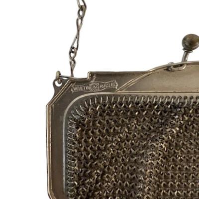 Pair of Whiting & Davis Deco Enameled Mesh Purses