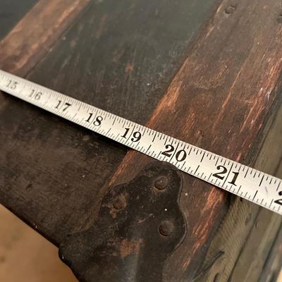 Antique Wood Steamer Trunk