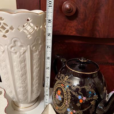 Big Antique & Vintage Collectibles Lot - Lenox, Delft, Porcelain, Glass