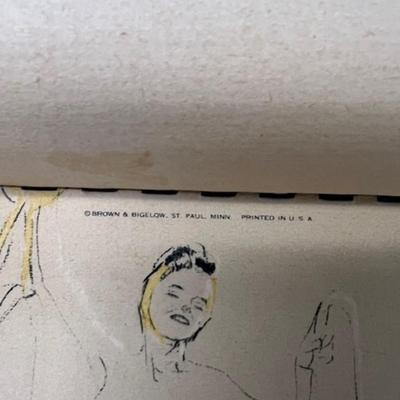 Vintage K. Munson Sketch Pad Pin Up Calendars