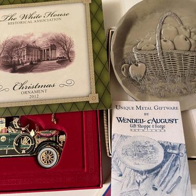 Big Lot Vintage Collectibles - Porcelain, Enamel, Cast Iron