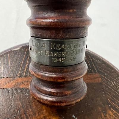 Vintage Wood Gavel and Hammer Set