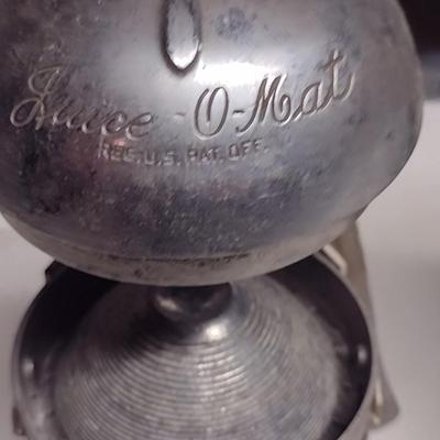 Pair of Vintage Juice-O-Mat Juicers