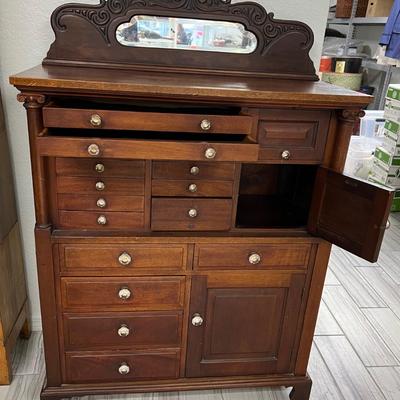 Antique Dental Cabinet