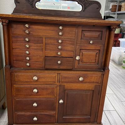 Antique Dental Cabinet