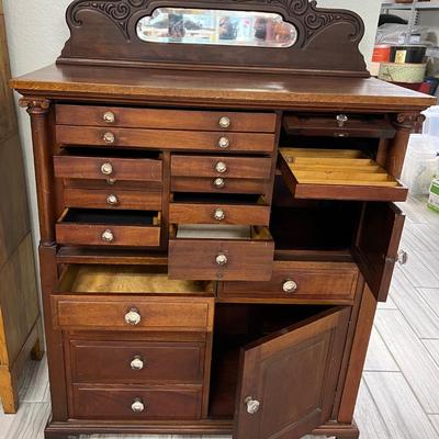 Antique Dental Cabinet