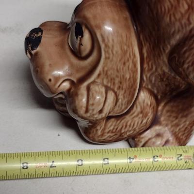 Vintage McCoy USA 0272 Thinking Dog Cookie Jar