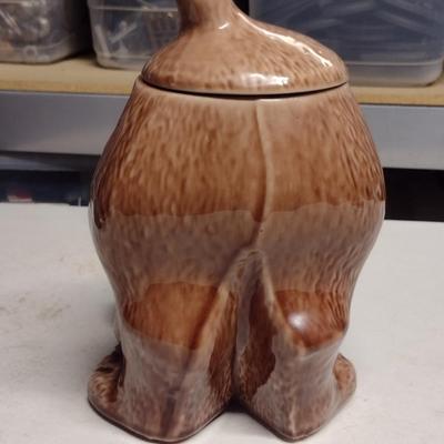 Vintage McCoy USA 0272 Thinking Dog Cookie Jar