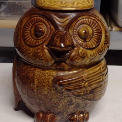 Vintage McCoy USA Owl Cookie Jar