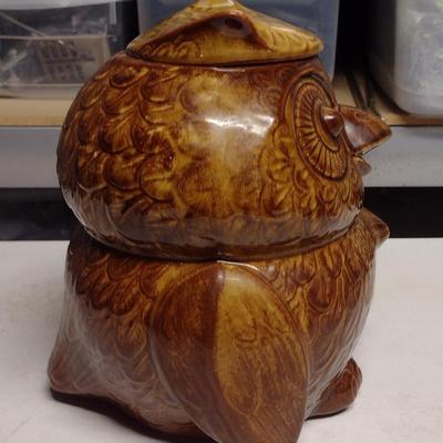 Vintage McCoy USA Owl Cookie Jar