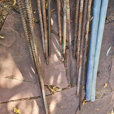 Collection of rebar