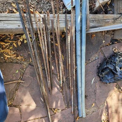 Collection of rebar