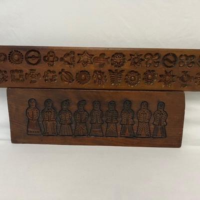 Wood Cookie Mold Wall Decor