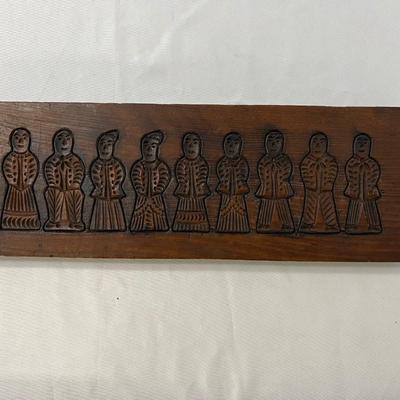 Wood Cookie Mold Wall Decor