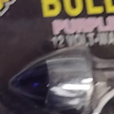 Barjan Purple and Chrome Bullet Stud Lights