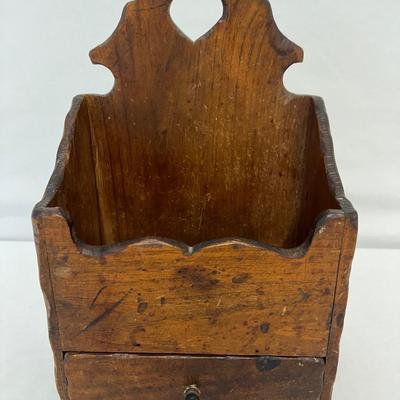 Vintage Primitive Spice Box