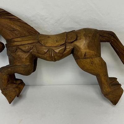 Carved Folk Art Horse