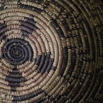 Antique Native American Woven Basket (Potentially Pima) 21 Inches Wide