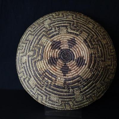 Antique Native American Woven Basket (Potentially Pima) 21 Inches Wide