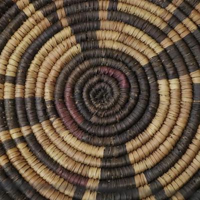 Antique Native American Woven Basket (Potentially Pima) 18 Inches Wide