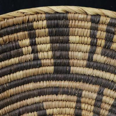 Antique Native American Woven Basket (Potentially Pima) 18 Inches Wide