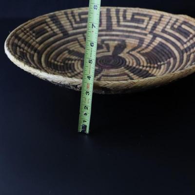 Antique Native American Woven Basket (Potentially Pima) 18 Inches Wide
