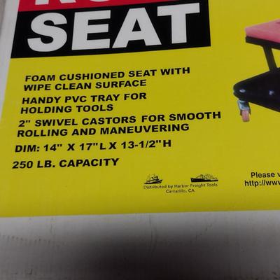Harbor Freight Roller Seat- 250 lb Capacity- New in Box