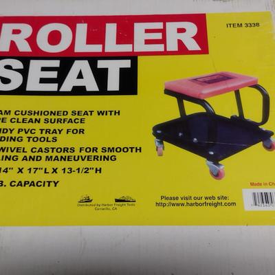 Harbor Freight Roller Seat- 250 lb Capacity- New in Box