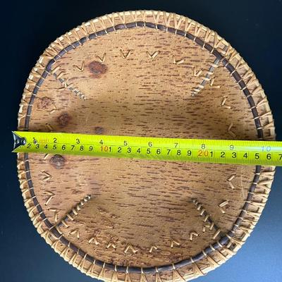 Lot of Native American Birch Bark Bowls and Accessories