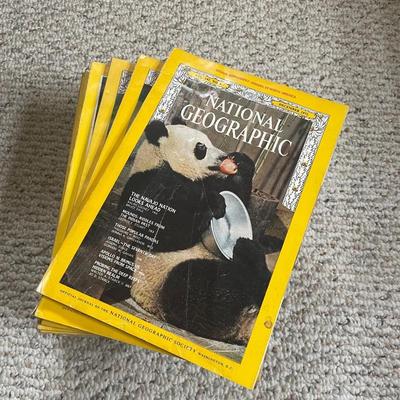 National Geographic Magazines from the 60's, 70's, and 80's