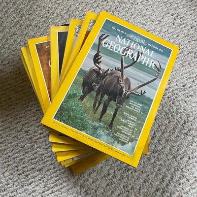 National Geographic Magazines from the 60's and 70's