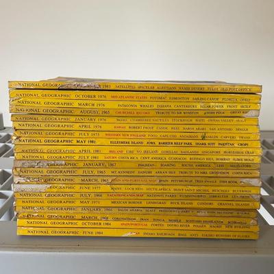 National Geographic Magazines from the 60's, 70's and 80's.