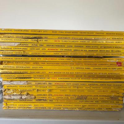 National Geographic Magazines from the 60's, 70's and 80's