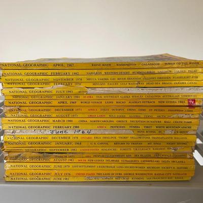 National Geographic Magazines from the 60's, 70's and 80's
