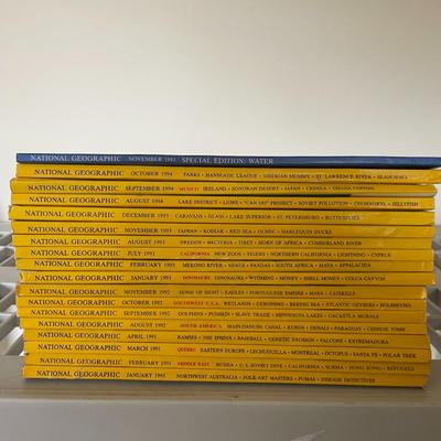 National Geographic Magazines from the 90's.