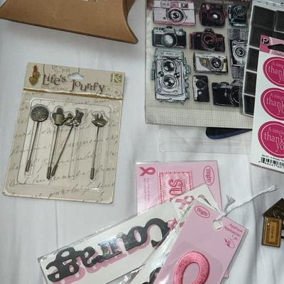 random lot of arts and craft and art supplies
