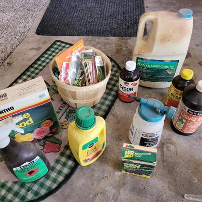 Lot of assorted plant foods and seeds