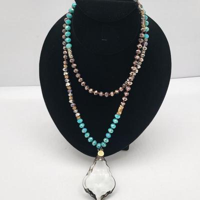 Two Crystal Necklaces