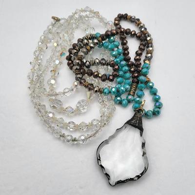 Two Crystal Necklaces