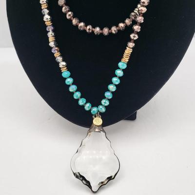 Two Crystal Necklaces